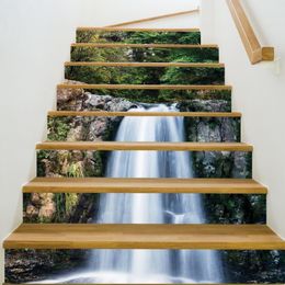 Step Stairs Beautify Decorative Floor Seamless Sticker Creative Landscape Stair Sticker237J