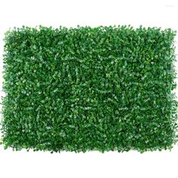 Decorative Flowers Artificial Grass Mat Carpet Simulation Lawn Foliage Hedge Greenery Panels Fence Gardening Supplies 40x60cm