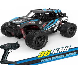 RC Car Toy Super High Speed 36 KMH 118 Monster Race Power Wheels Cool Drift LED Lights Multiplayer Sport Kid Birthday Chri1698727