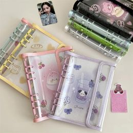 Binder Cover Kpop Pocards Holder 10pcs Refill Pockets Sleeves Notebook Diary 3inch 4inch Card Po Inner Sleeve