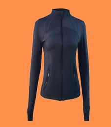 NEW yoga Outfits wear jackets Hooded Define sweatshirts womens designers sports jacket coats doublesided sanding fitness ching5120865