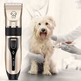 The latest 4 packages dog shaver pet hair clippers teddy cat shaving dog hair professional hair clipper trimming pet automatic s221v