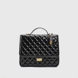 Shop Handbag Promotion Ling Grid Pattern Versatile Korean Style Backpack 2024 Small Fragrance New High-end Womens Temperament Chain