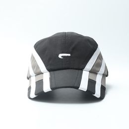 Luxury fashion designer eco-friendly wave embroidery trendy baseball cap peaked cap