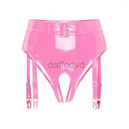 Panties Women's Womens Panties Sexy Mujer Womens Open Crotch Underwear With Garter Clips Thong Lingerie Porno Thongs High Waist Underpants ldd240311