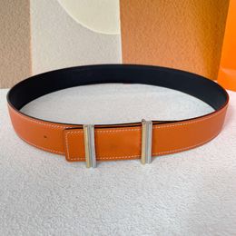 Fashion brand belt Women men luxury letter buckle Genuine Leather belt Female retro plain Dress business belts waistband 3.8cm Top quality Lychee pattern