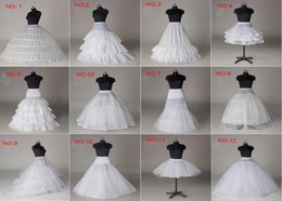 In Stock Hoops Ball Gown Bridal Petticoat Bone Full Crinoline Petticoat Wedding Skirt Slip New1431329