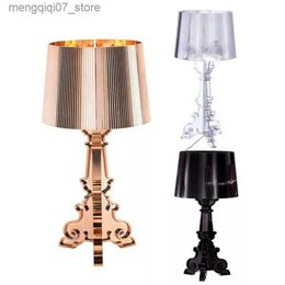 Lamps Shades Modern Acrylic Table Lamp Bedside Desk Light for Bedroom Reading Living Room L240311