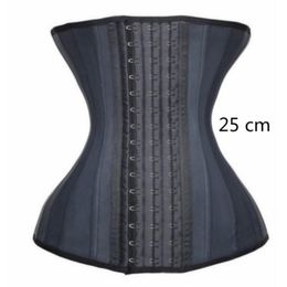 Women'S 25 Steel Boned Latex Waist Trainer Corset Underbust Corsets And Bustiers Body Shaper Plus Size Harness Bustier Corselet J190701452