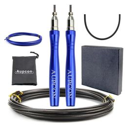 Crossfit Speed Jump Rope Professional Skipping Rope For MMA Boxing Fitness Skip Workout Training With Carrying Bag Spare Cable240311