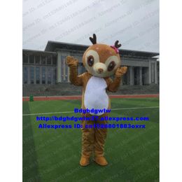 Mascot Costumes Christmas Sika Deer Spotted Elk Wapiti Mascot Costume Adult Cartoon Character Outfit Opening Reception Big Party Zx2871