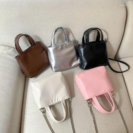 Waist Bags Fashion Chains For Women Solid Color Mini Square Tote Bag Luxury Ladies Shoulder Party Travel Purse