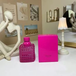 Designer Perfume Born in Roma Intense PINK PP Coral Fantasy 100ml Lady Pink Perfume Woman Fragarance Floral Spray EDP Charming Intense Top Q