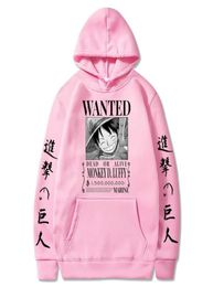 Attack on Titan One Piece Luffy Hoodie Men Fashion Homme Fleece Hoodies Japanese Anime Printed Male Streetwear Oversized Clothes Y5698824