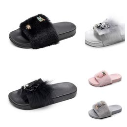 Designer Slipper Slider Men Women Summers Sandal Beaches Slipper Ladies Flips Flops white pink blue Slides Shoes GAI blacks