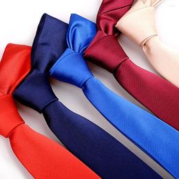 Bow Ties 8 Cm Striped Men Tie Fashion Classic Business Necktie Polyester Silk Formal Shirt Accessories Office