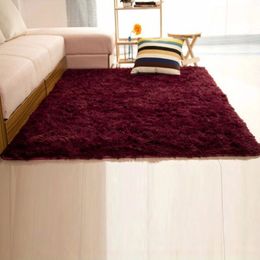 Soild Carpets Bedroom Decorating Door Mat Floor Carpet Warm Colorful Living Room Rugs 60 120cm 80 120cm 120 160cm231S