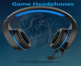 Headphones with Microphone for PC Xbox One PS45 Controller Noise Cancelling Gaming Headset LED Light Bass Surround for Laptop Gam9207975