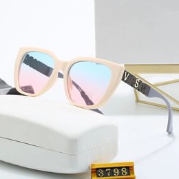 New Sunglasses Fashion Designer Ch Sun glasses Retro Fashion Top Driving outdoor UV Protection Fashion Logo Leg For Women Men sunglasses with box