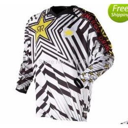 Motorcycle Apparel Mountain Bike Motocross Bicycle Cycling Rockstar Long Sleeve Shirts Outdoor Protection Tshirt1372912 Drop Delivery Ot5Zw