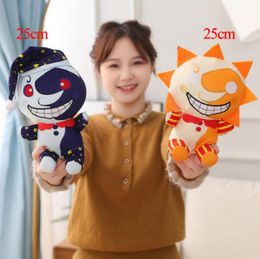 15pcs 25cm New Fnaf Sundrop Moondrop Plush Toys Security Breach Mangle Foxy Freddy Fazbear BOSS Sitting Plush Toy Game Dolls Gift4963109