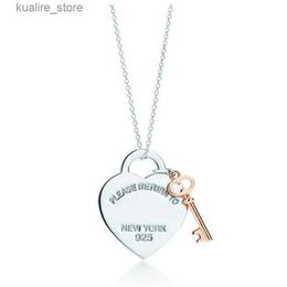 Pendant Necklaces Designer necklaces hard Jewellery necklace chain chains link luxury design heart pendant love pendants women womens Stainless Steel Valentines