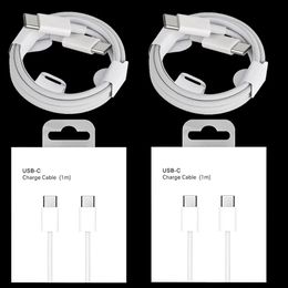1M 2M Fast charging USB C to USB-C Type c PD Cables Cable For Samsung galaxy s8 s10 s22 s23 s24 Note 10 20 Xiaomi Huawei P40 Lg android phone with box 168DD