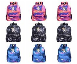 Cartoon Unicorn Backpack Galaxy Print Shoulders Kids Children School Bag Travel Camping Backpack High Capacity 32 Styles HHA4855751837