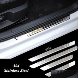 Pedals Tra-Thin Stainless Steel Scuff Plate Door Sill For Vw Golf 7 Mk7 6 Mk6 Welcome Pedal Threshold Car Accessories 2011- Drop Deliv Othec