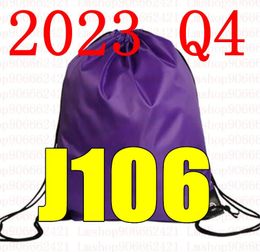 Latest 2023 Q4 BJ 106 Drawstring Bag BJ106 Belt Waterproof Backpack Shoes Clothes Yoga Running Fitness Travel 240227