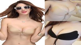 Bras Sexy Women Silicone Adhesive Invisible Intimates Accessories Wing Bra Stick Gel Push Up Backless Strapless Rope Wedding Dress5770530