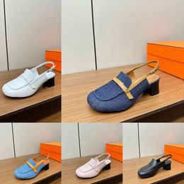 Designer-Damenschuhe, Kleidschuhe, Luxus-Slipper von höchster Qualität, Damensandale, Reise-Sommerrutsche, Freizeitschuhe, Lederhausschuhe, Slingback-Designer-Damensandalen