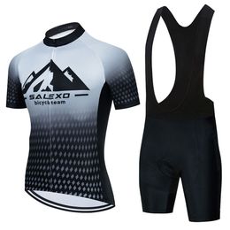 2024 Grey Summer Cycling Jersey Set Breathable Team Racing Sport Bicycle kits Mens Short Bike Clothings V3