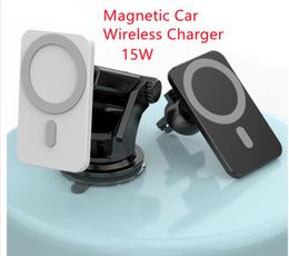 15W Magnetic Car Wireless Charger Car Holder Super Adsorption For iP12 Fast Wireless Charging Car Mobile Phone Holder2967355