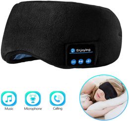 Bluetooth 50 Sleep Headphones Eye Mask Wireless Earphones Music Travel Headphones Hands Sleeping Mask For Man Woman7534494