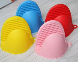 Food grade Microwave cooking tools Silicone Oven Mitt Cooking Pinch Grips Skid Silicone Pot Holder KD14327786