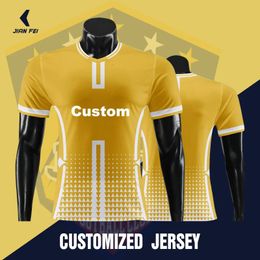 Wholesale Custom Adults Football Jerseys Sublimation Polyester Shirts Sports Training Soccer Uniform WOX1226 240228