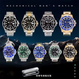 Clean Motre be luxe luxury watch men watches 40mm 3135 fully automatic mechanical movement ceramic ring mouth Relojes sapphire glass 01