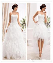 Elegant Sweetheart Ball Gown Wedding Dresses with Detachable Skirt 2 IN 1 Tulle Plus Size Tier Train Country Garden Bridal Wedding7842662