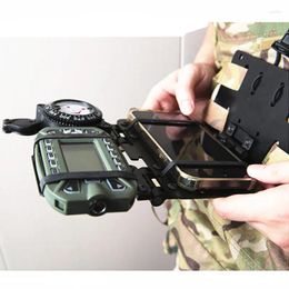 Hunting Jackets Foldable Tactical Kydex Adjustable MOLLE Phone & Navigation Board System W/ Compass Lightweight Collision Avoidance