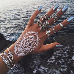 1PC Lace Tattoo White Lace Tattoo Sticker Silk Printing Arm Sticker Sexy Bracelet Tattoo Disposable Tattoo Waterproof 240309