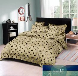 Luxury Designer Bedding Set Classic Letter Logo Brown flower Printed Duvet Cover Pillow Cover 4 pcs Sets Pure Cotton Comfortable Bedding Decoration 1.8m 2m Quaitly