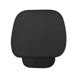 Car Seat Covers Ers Breathable Ice Silk Cushions Four Seasons General Interior Anti-Skid Office Chair Mat Er Drop Delivery Automobiles Otgfe