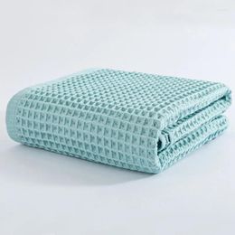 Towel Simple Solid Colour Cotton Honeycomb Grid Jacquard Bath Towels Absorbent Qiuck-drying Hand Washcloth Home Decor