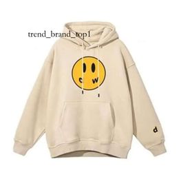 Drew Hoodie Designer Hoodie Drew Mens Hoodiesmiley Face Yellow Man Retro Draw Hoodie Letters Print Sweatshirt Women's Tshirt Spring Trend Long Sleeve Top High 6538