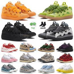 Lavines Luxury Leather Sneakers Designer Shoes Mens Womens Extraordinary Casual Sneaker Calfskin Rubber Nappa Platformsole Men Loafers Trainers Dhgates Trainer