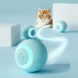 Cat Toys Electric Ball Automatic Rolling Smart For Cats Training Self-moving Kitten Indoor Interactive Playing2751