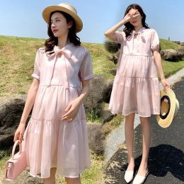 Dresses Maternity Dress Summer Dress 2022 New Summer Fashion Highend Top Skirt Suit Spring and Summer Maternity Clothes