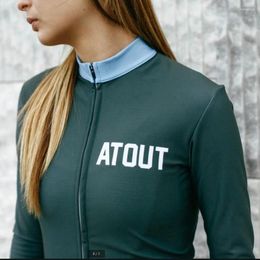 Racing Jackets Women's Entry-level Lightweight Bicycle Clothing Atout Coolmax Cycling Top Gear Long Sleeve Jersey MTB Shirts Wear