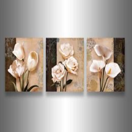 3 Piece Wall Art Modern Abstract Large cheap Floral Black And White tree of life Oil Painting On Canvas home decoration Poster298i